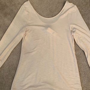 Dolan Long Sleeve - peach color -Size Medium